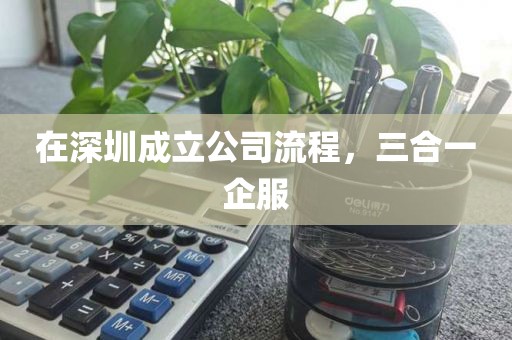 在深圳成立公司流程,三合一企服